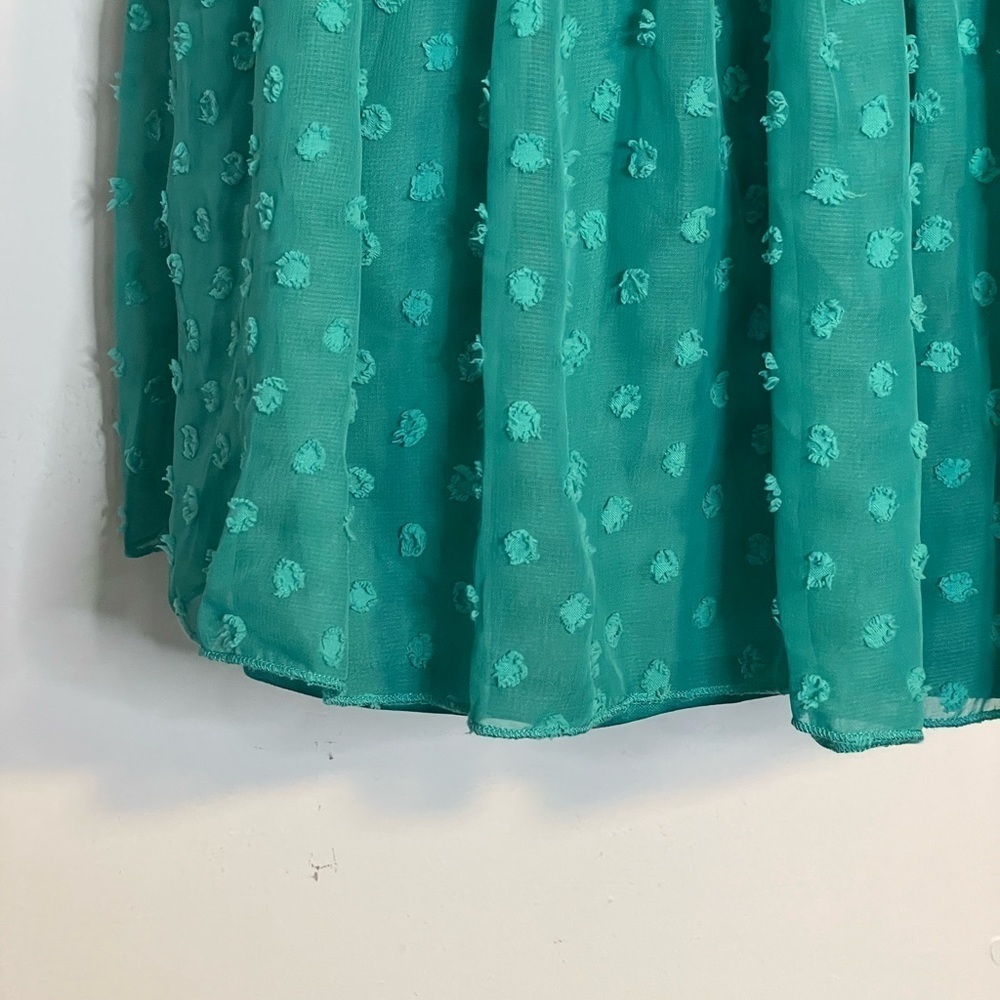 NWT- KIDPIK TEXTURED DOT CHIFFON SKIRT - Picture 5 of 8